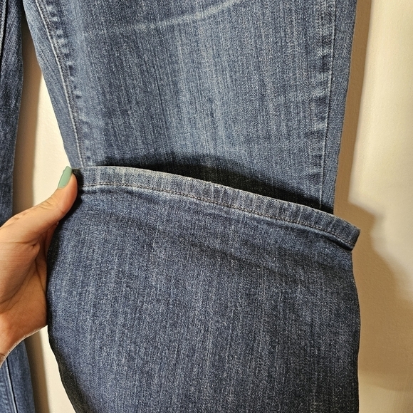 Levi's 515 bootcut darkwash stretch retro pockets classic women's jeans W32 L34 - Picture 2 of 8